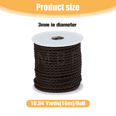 Round PU Leather Braided Cord LC-WH0012-03A-02-1