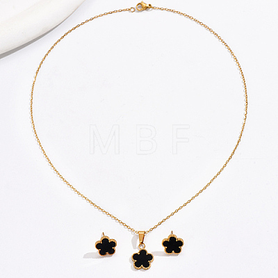 Acrylic Flower Jewelry Set VN0108-2-1