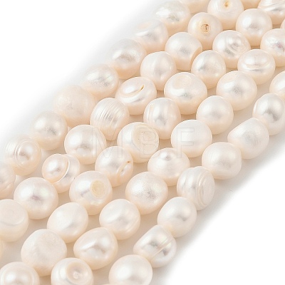 Natural Cultured Freshwater Pearl Beads Strands PEAR-P064-19I-05E-1