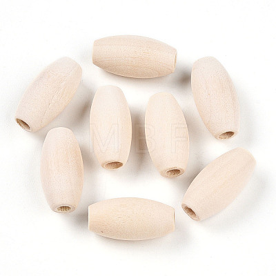Unfinished Wood Beads WOOD-S650-85-01-LF-1