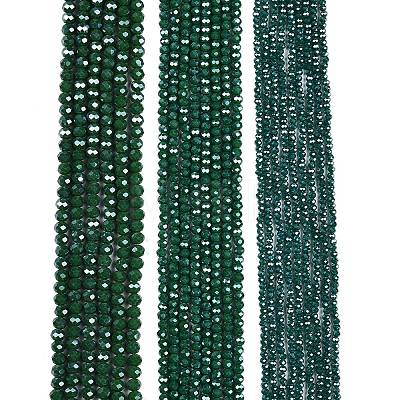 Electroplate Glass Beads Strands EGLA-A034-P6mm-A09-1