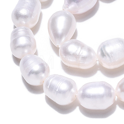 Natural Cultured Freshwater Pearl Beads Strands PEAR-N012-07J-1