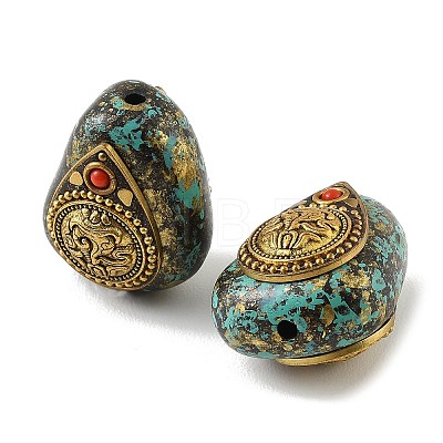 Handmade Polymer Clay Indonesia Beads PY-CBAAA14-07C-01-1