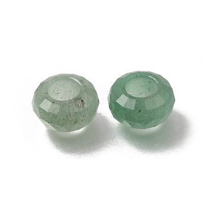 Natural Green Aventurine European Beads GG-NH0003-A18-1