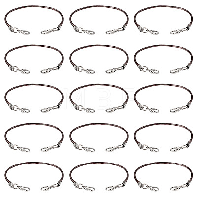 30Pcs Korean Waxed Polyester Cord Bracelet Making YC-TADJ0001-02D-1