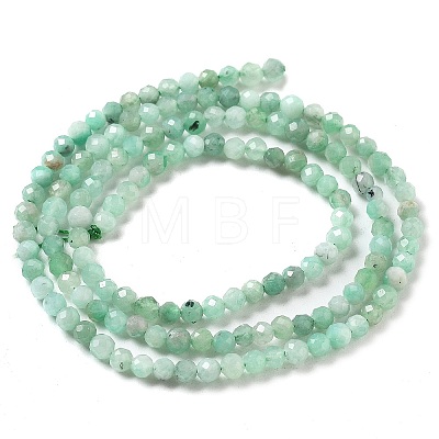 Natural Emerald Beads Strands G-A026-A01-3mm-1