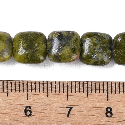 Natural Unakite Beads Strands G-M435-A09-01-1