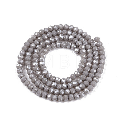 Electroplate Glass Beads Strands EGLA-A044-P1mm-A10-1