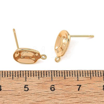 SHEGRACE Brass Stud Earring Findings XGRQ6M605-903G-1