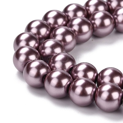 Eco-Friendly Grade A Glass Pearl Beads HY-J002-8mm-HX023-1