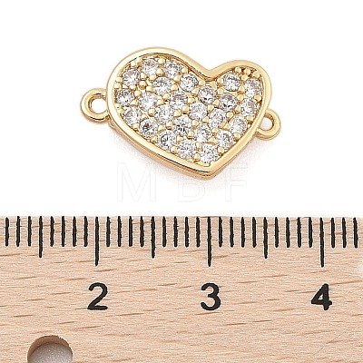 Brass Micro Pave Clear Cubic Zirconia Box Clasps KK-C075-14G-1