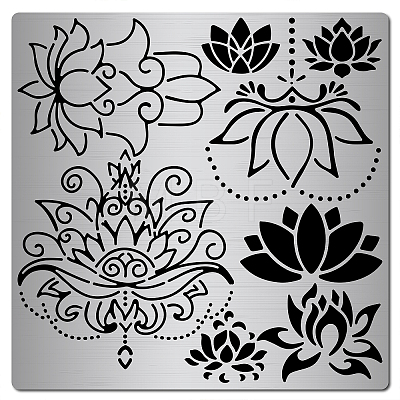 Stainless Steel Cutting Dies Stencils DIY-WH0238-028-1
