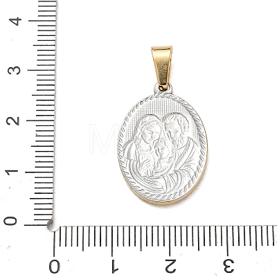 Religion 304 Stainless Steel Pendants STAS-H264-13G-ASG-1