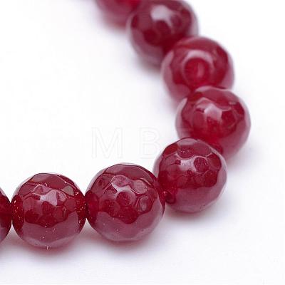 Natural White Jade Bead Strands G-R346-4mm-02-1