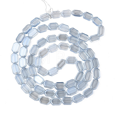 Electroplate Glass Beads Strands EGLA-N008-017-C03-1
