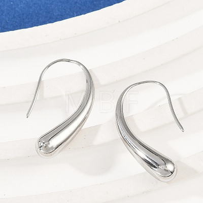 304 Stainless Steel Teardrop Dangle Earrings EJEW-S272-06P-1