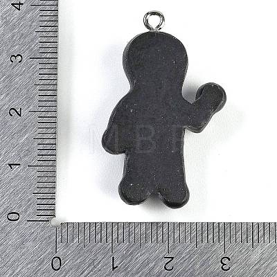 Halloween Theme Resin Pendants RESI-M046-01B-01-1