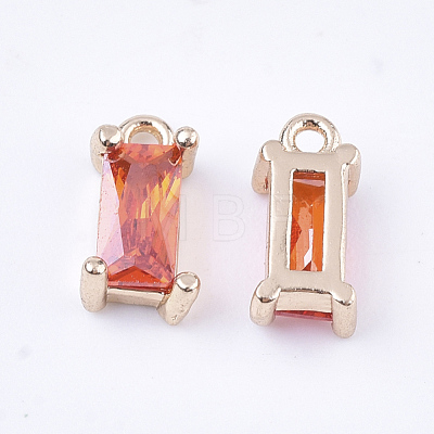 Transparent Glass Charms GLAA-T007-13E-1