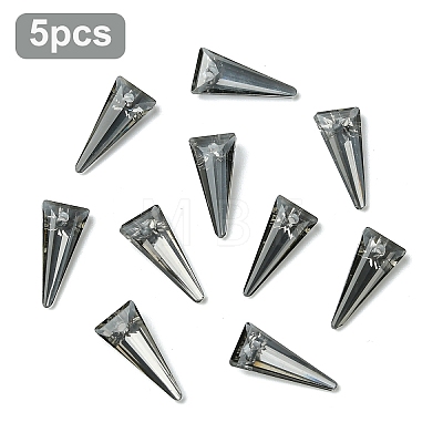 5Pcs K9 Glass Rhinestone Pendants GLAA-YW0004-89B-1