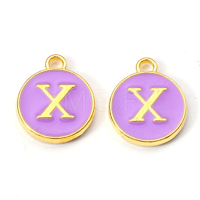 Golden Plated Alloy Enamel Charms LS-ENAM-S118-10X-1