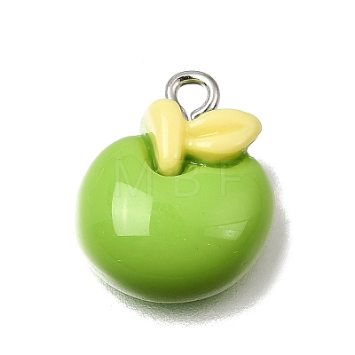 Opaque Resin Imitation Food Pendants RE-CBAAB56-09-1