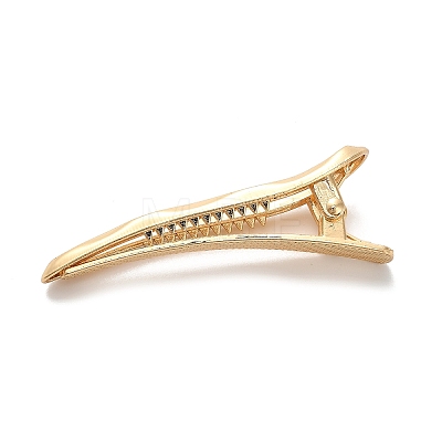 Alloy Alligator Hair Clips AJEW-A061-01C-G-1