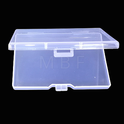 Transparent Plastic Storage Box CON-WH0070-13A-1