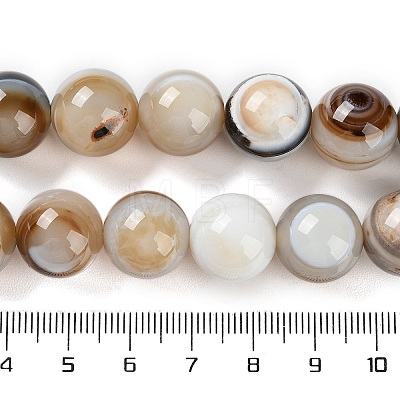 Natural Eye Agate Beads Strands G-NH0019-F02-02-1