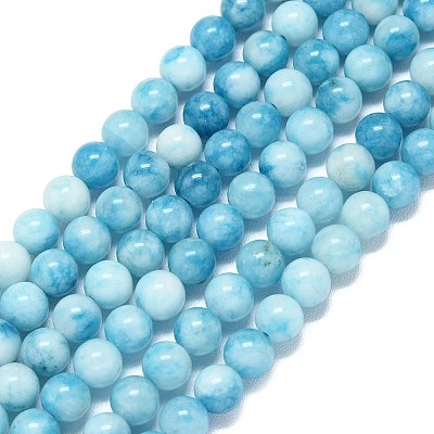 Natural Malaysia Jade Beads Strands G-B165-C09-6mm-1