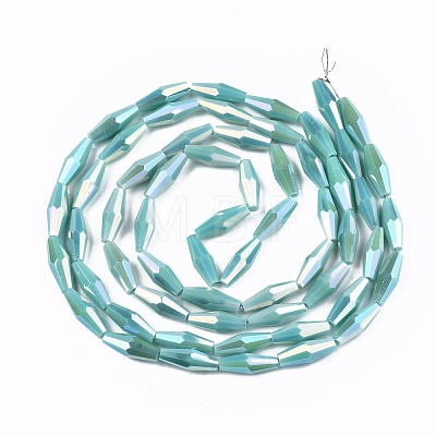 Electroplate Glass Beads Strands EGLA-S194-03A-A04-1