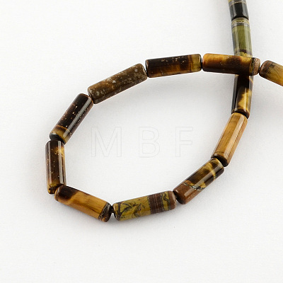 Natural Tiger Eye Stone Beads Strands G-R181-14-1