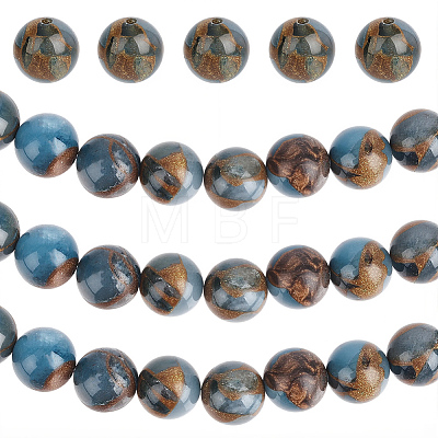 80Pcs Natural Chalcedony Beads Strands G-PA0002-36A-1