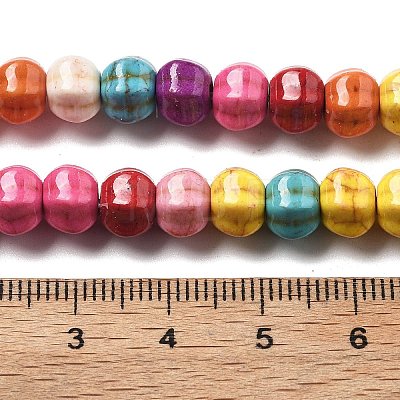 Synthetic Turquoise Beads Strands G-B140-D01-1
