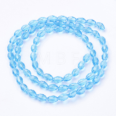 Glass Beads Strands GC891Y-11-1