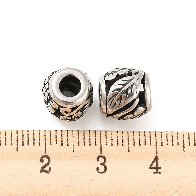 316 Surgical Stainless Steel  Beads STAS-Q304-48AS-1