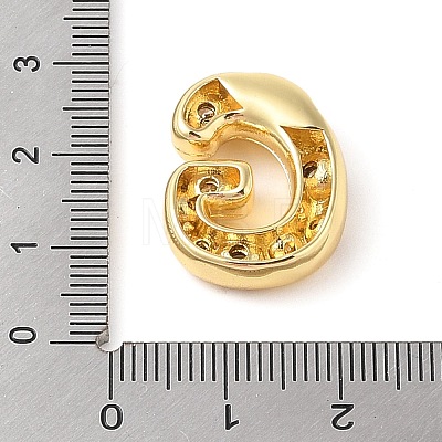 Brass Micro Pave Clear Cubic Zirconia Pendant KK-Z046-01G-G-1