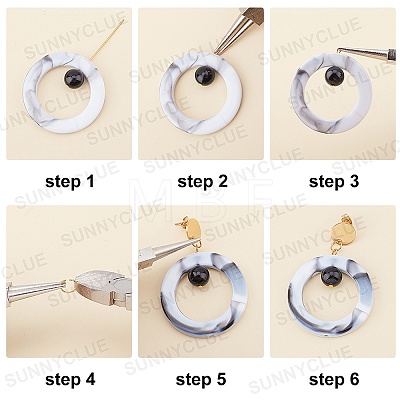 SUNNYCLUE DIY Earring Making Kits FIND-SC0001-69-1