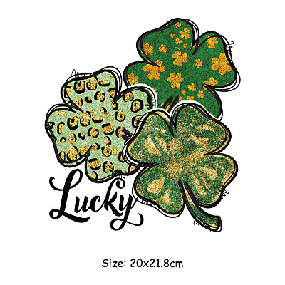 Saint Patrick's Day Theme PET Sublimation Stickers PW-WG34539-13-1