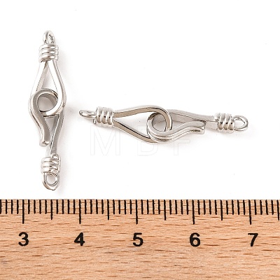 Brass Hook and S-Hook Clasps KK-U016-03P-1
