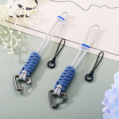 Polyester Cord Ropes Pendant Decorations HJEW-TADJ0022-01C-1