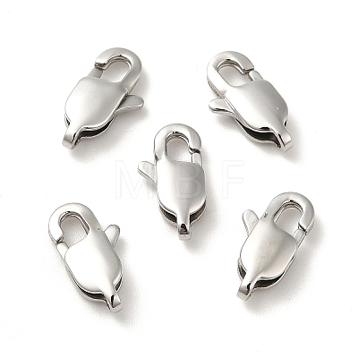304 Stainless Steel Lobster Claw Clasps STAS-K13-1