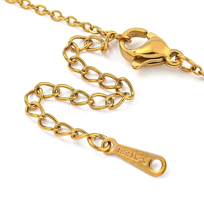 201 Stainless Steel Cable Chain Necklaces NJEW-G138-03G-1