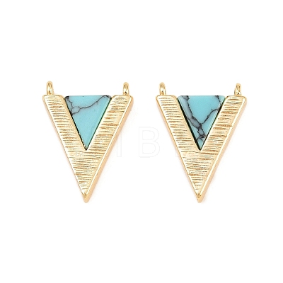 Natural Turquoise Pendants KK-CBA866A-14G-1