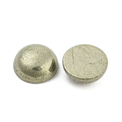 Natural Pyrite Cabochons G-G013-01C-1