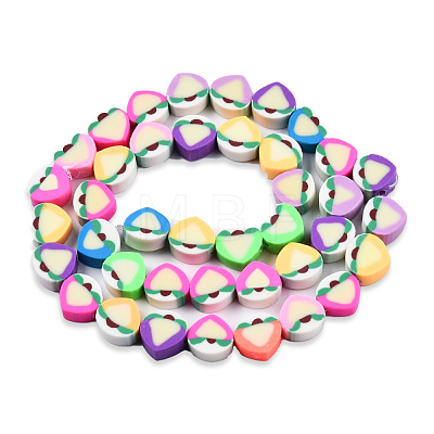 Handmade Polymer Clay Beads Strands CLAY-N008-080-1