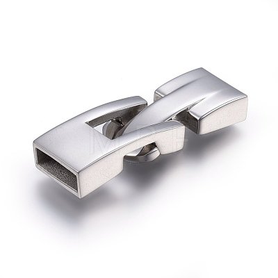 304 Stainless Steel Snap Lock Clasps STAS-E440-68P-1