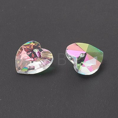 Faceted Glass Charms RGLA-L026-B12-1