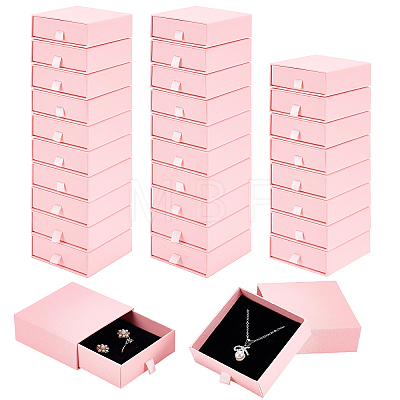 Paper Jewelry Drawer Boxes CON-WH0085-203C-1