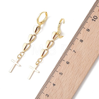 2 Pairs 304 Stainless Steel Leverback Earrings EJEW-JE06940-1