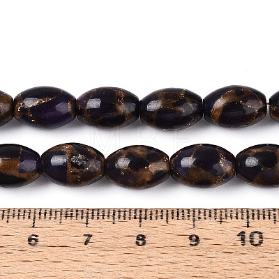 Dyed Synthetic Gemstone Beads Strands G-T144-38B-1